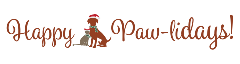 Happy Paw-lidays logo Happy Paw-lidays logo