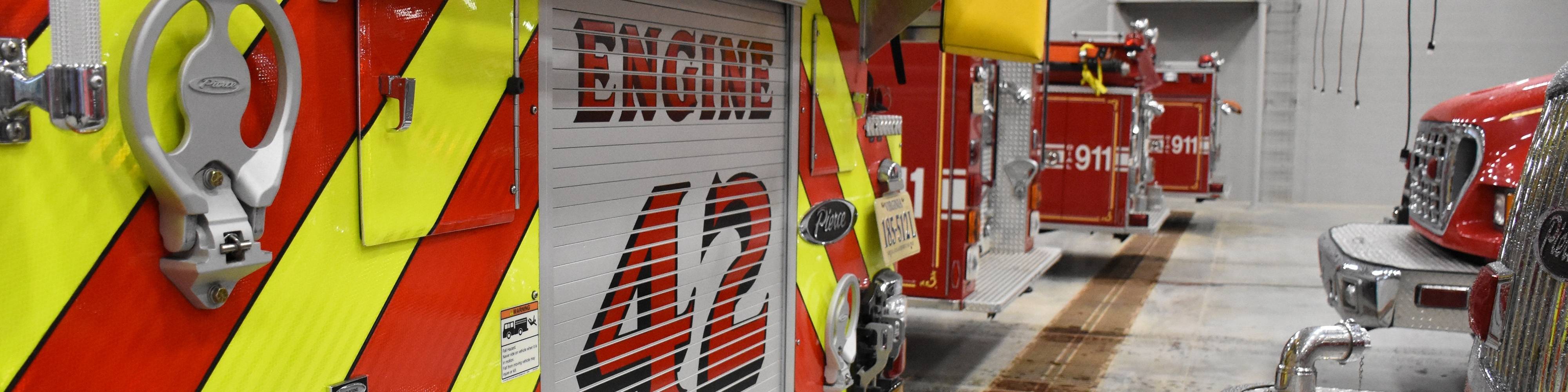 Engine 42 at Riner Fire Station