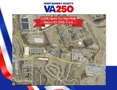 MCVA 2.50K Family Fun Run/Walk Route Map