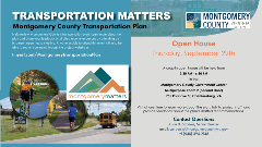 September 29, 2022, Montgomery County Transportation Open House Flyer