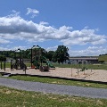 The large playground at McCoy Park.